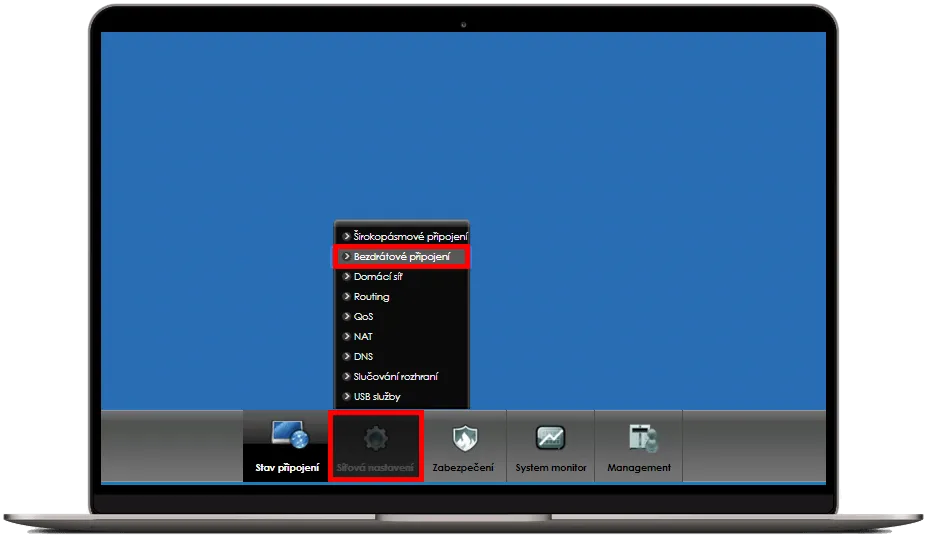 Bezdrátové připojení