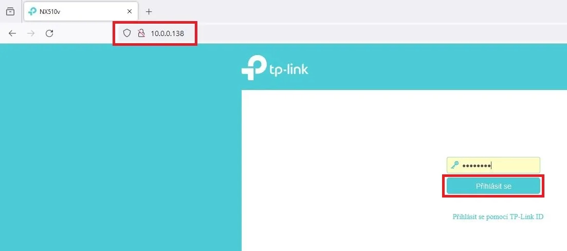 obrázek zadání adresy do internetového prohlížeče