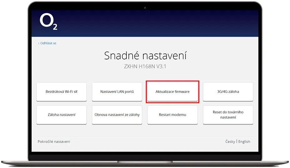 Aktualizace firmware