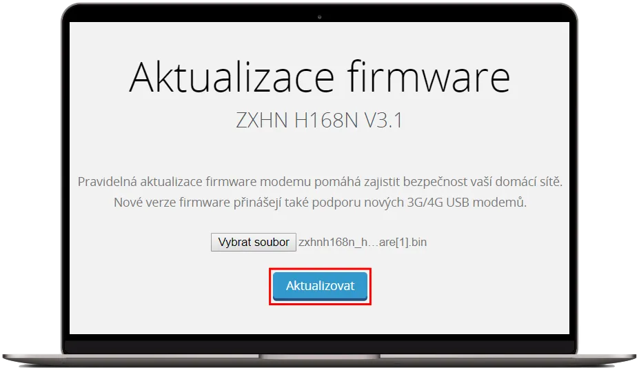 Aktualizace firmware