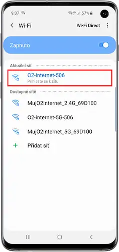 Propojení s mobilním telefonem