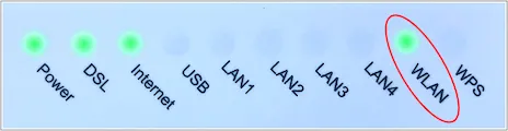 Kontrolka WLAN