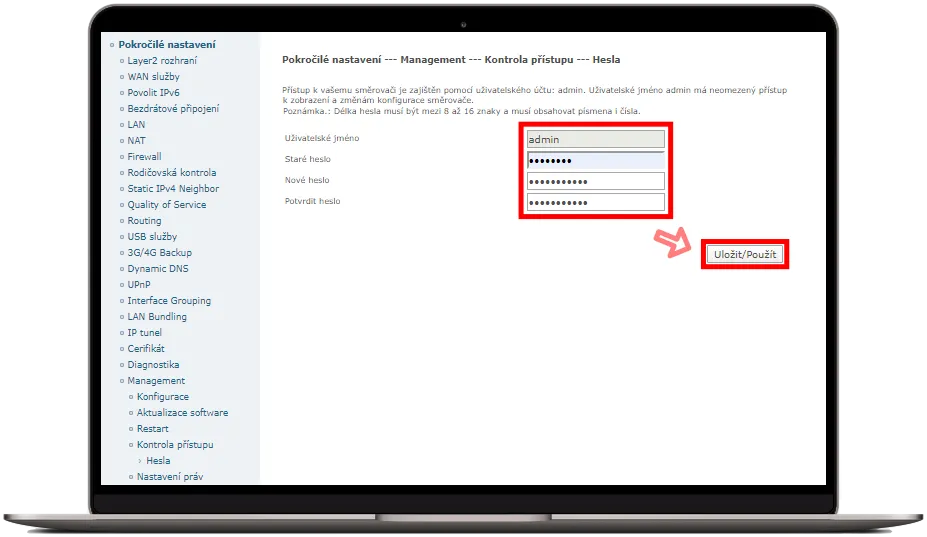 Vyplňte prázdná pole