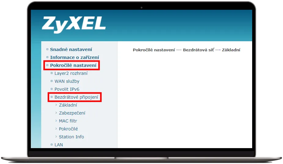 Bezdrátové připojení