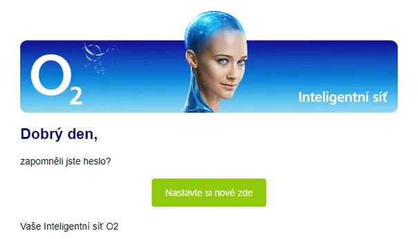 Klikněte na tlačítko pro nastavení hesla