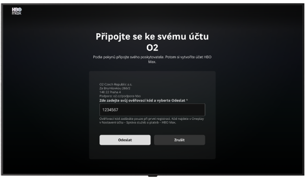 Registrační kód HBO Max na Oneplay
