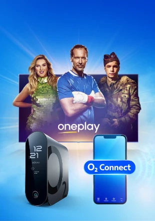 tři hlavní služby, které o2 nabízí, tarif, pevný internet a televizi oneplay