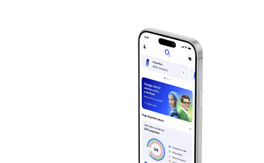 Nakoupíte snadno v aplikaci v Moje O₂