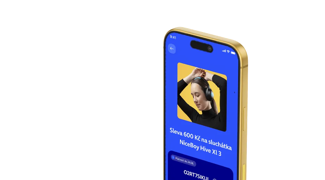 V aplikaci Moje O₂ najdete i nadílku