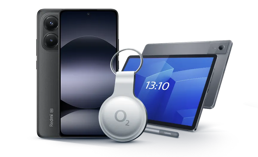 Xiaomi Redmi Note 14 5G 256GB s Lenovo Idea Tab 11 5G a O₂ tag