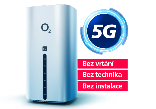 O2 5G Box pro bezdrátové připojení k internetu