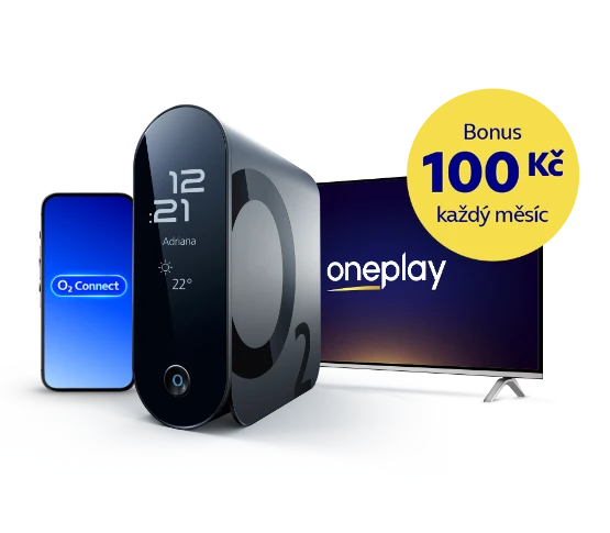 Sleva 100 Kč / měsíc díky O2 Spolu