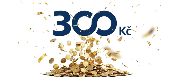 odměna 300 Kč