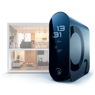 Vizualizace nový O2 Smart Box a dům