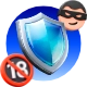 Ikona symbolizující bezpečnější pohyb online