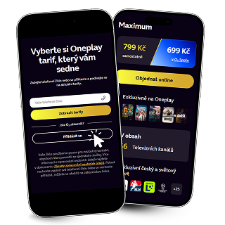Přihlášení k účtu Moje o2 a Oneplay