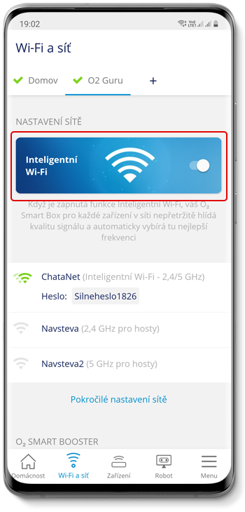 inteligentní wifi