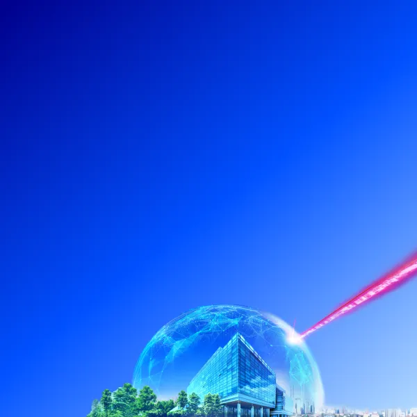 Kyber štít chránící firmu před kyberútoky.