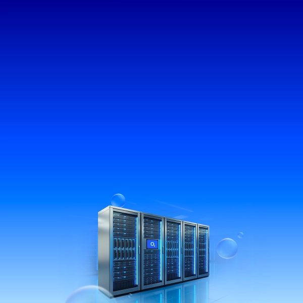 Data server s obrázkem cloudu