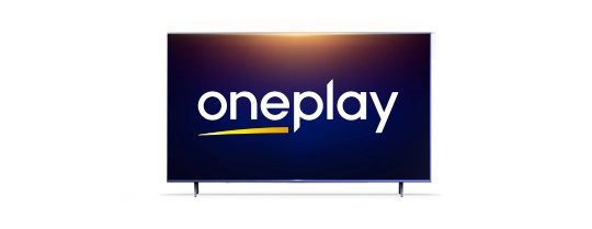 Televizní obrazovka s Oneplay TV